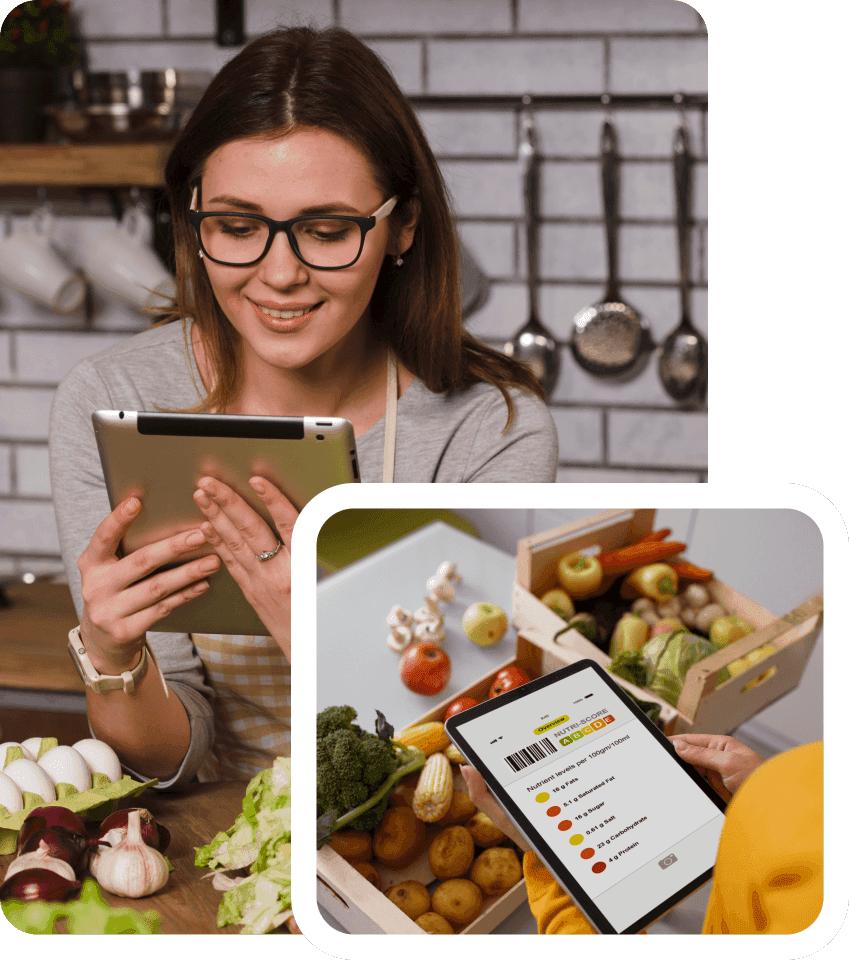 Working together at Click A Diet