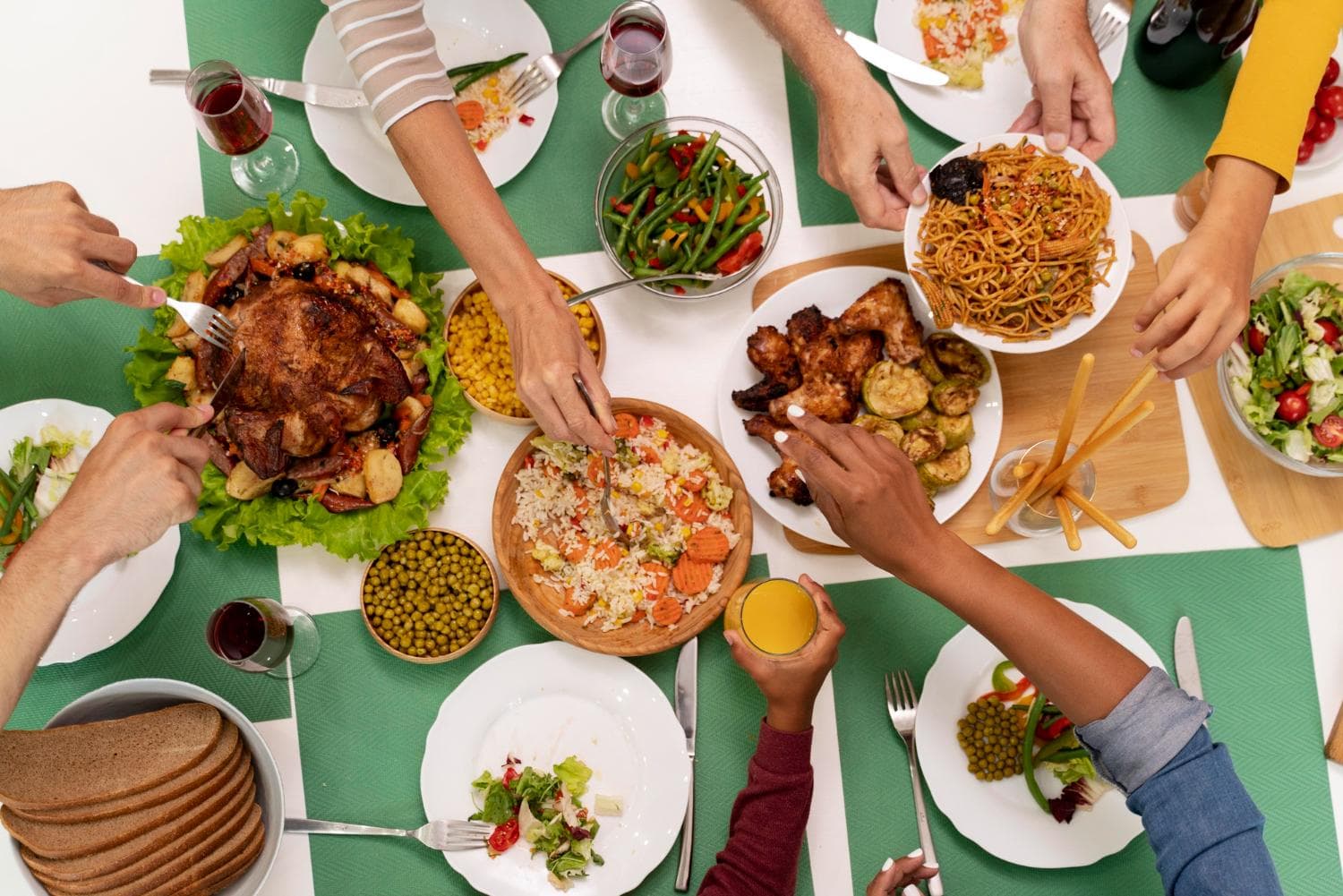 A dietitian reviewing a nutrition plan